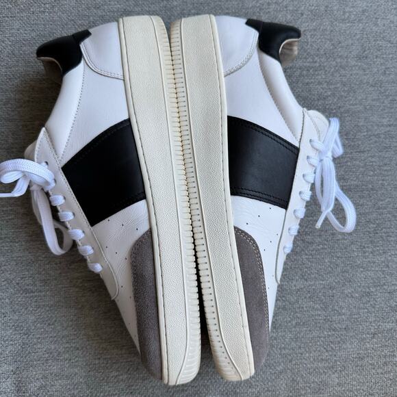 Sandro Magic Leather and Suede Trainers Sneaker Preppy Men's 41 US 8.5 - Picture 7 of 12